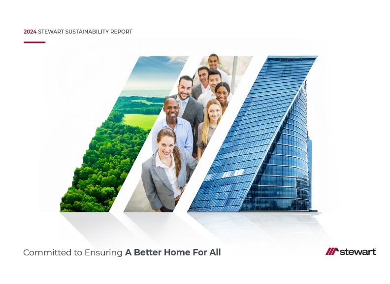 2024 Stewart 지속 가능성 보고서 표지 이미지